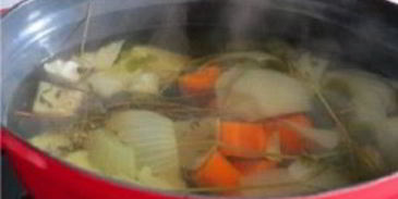 бульон с омлетом