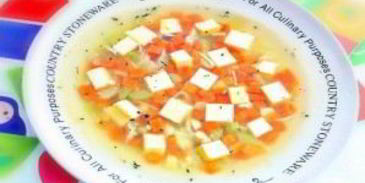 бульон с омлетом