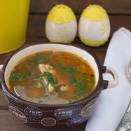 Рецепт Диетического супа на курином бульоне