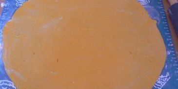 домашняя лапша из тыквы на курином бульоне