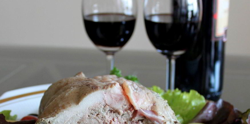 Рецепт галантина из курицы с ароматным бульоном