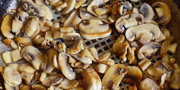 грибной суп на мясном бульоне