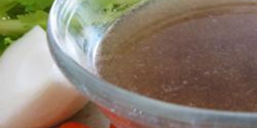 Рецепт крепкого говяжьего бульона