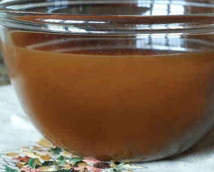 Куриный бульон по-французски