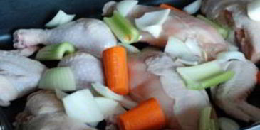 куриный бульон по-французски