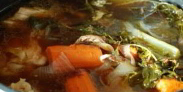 куриный бульон по-французски