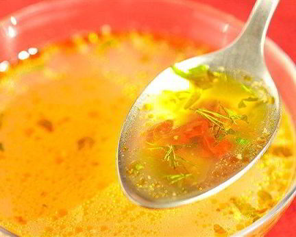 Куриный бульон по-японски