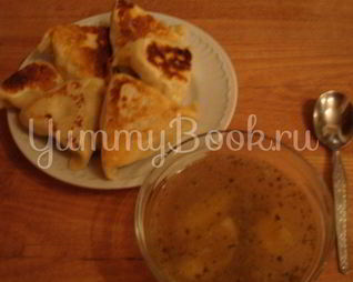 Куриный бульон с креплах