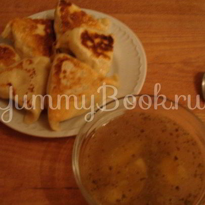 Куриный бульон с креплах