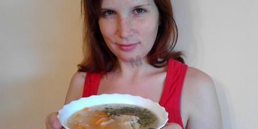 куриный бульон с вермишелью