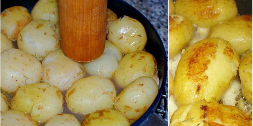 Рецепт молодой картошки на бульоне