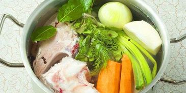 мясной бульон, а в частности, бульон из телятины