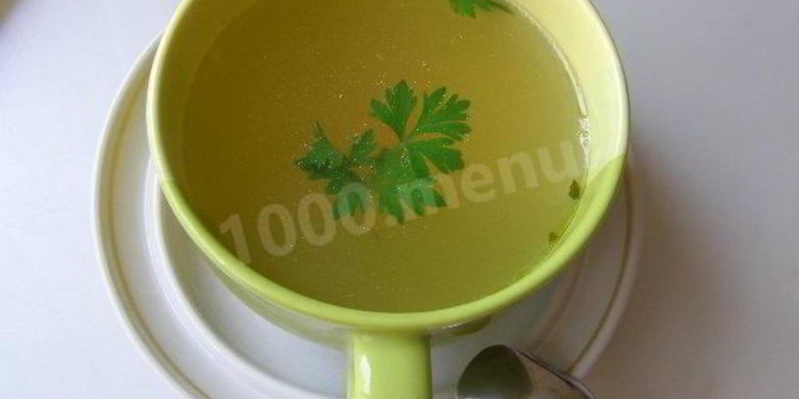 Рецепт мясного бульона, основа