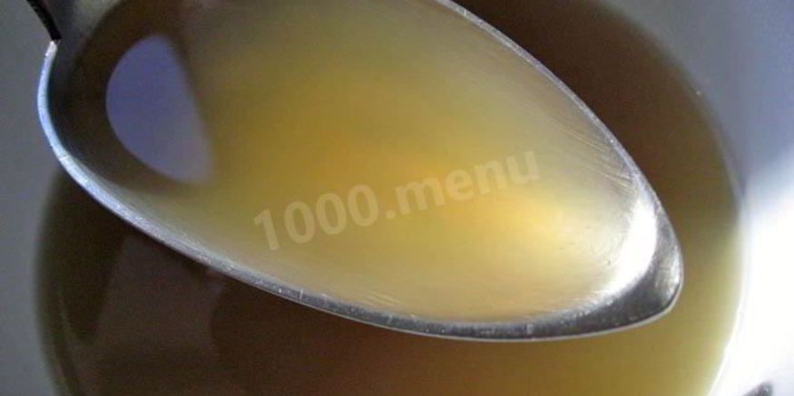 Рецепт овощного бульона основа для других блюд