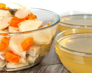 Овощной бульон простой