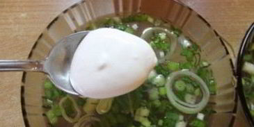 пельмени с бульоном