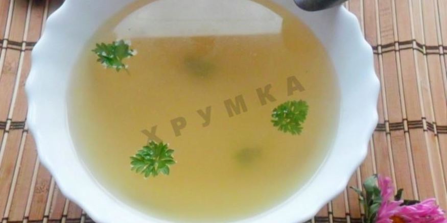 Рецепт прозрачного рыбного бульона