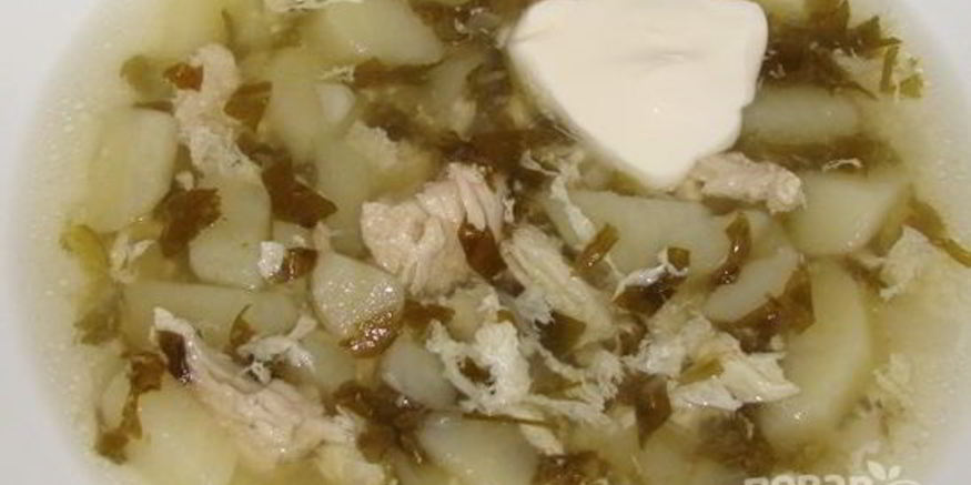 Рецепт щавеля на курином бульоне