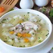 Рецепт Супа из цветной капусты на мясном бульоне