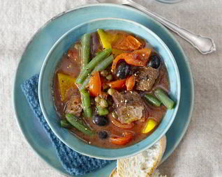 Суп на говяжьем бульоне