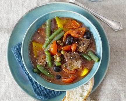 Суп на говяжьем бульоне