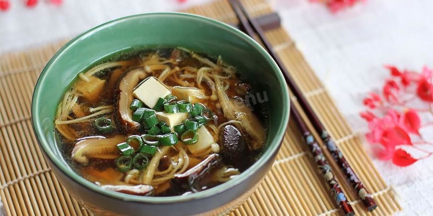 Рецепт супа на грибном бульоне с сыром с вермишелью