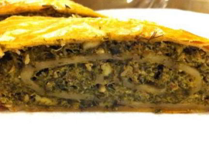 Сытный рулет к бульону