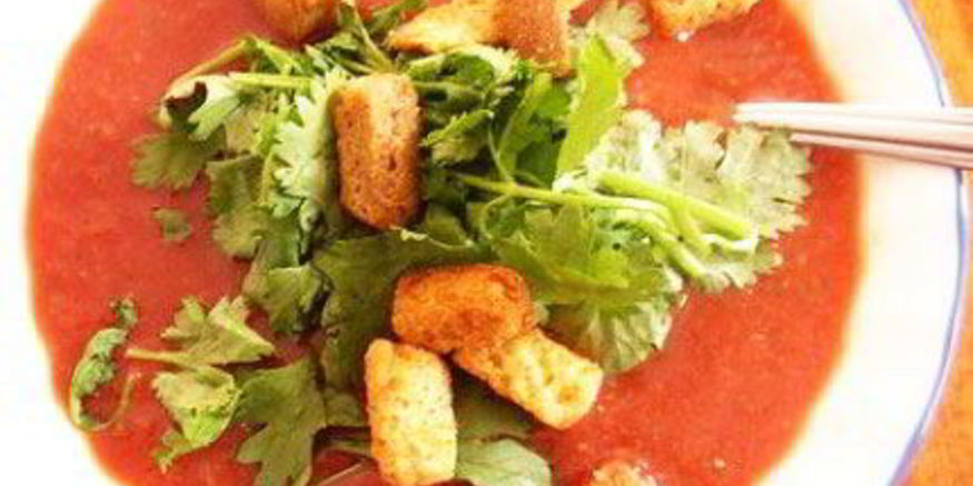 Рецепт быстрого гаспачо