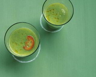 Гаспачо из лука-порея