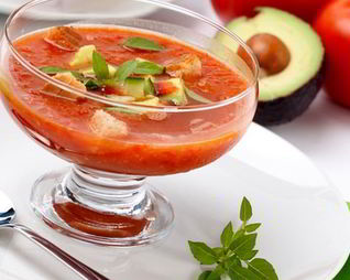 Гаспачо с авокадо