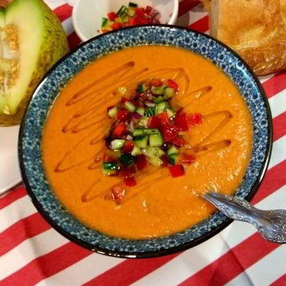 Гаспачо с дыней