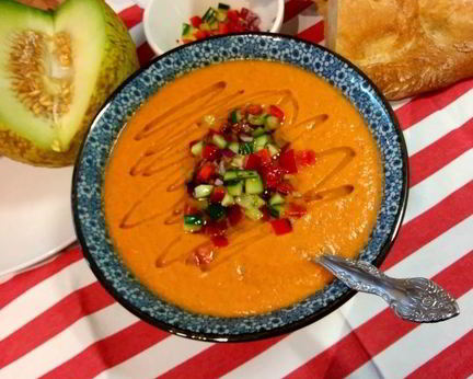 Гаспачо с дыней