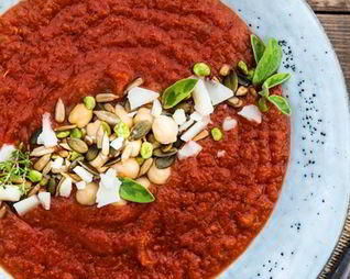 Гаспачо с семечками