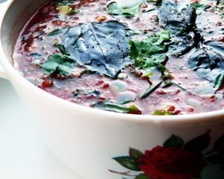 Гаспачо с соком лайма