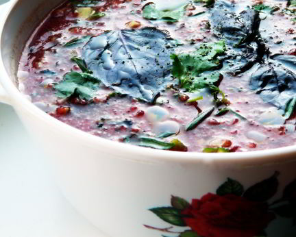 Гаспачо с соком лайма