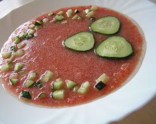 Холодный летний суп Гаспачо