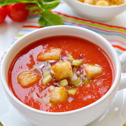 Холодный томатный суп Гаспачо