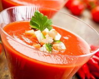 Летний свежий гаспачо