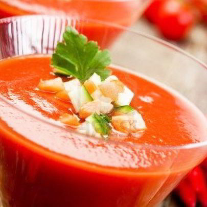 Летний свежий гаспачо