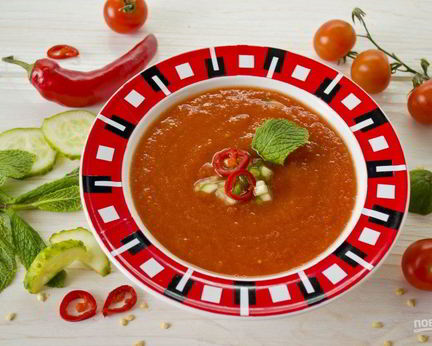 Суп Гаспачо из помидоров