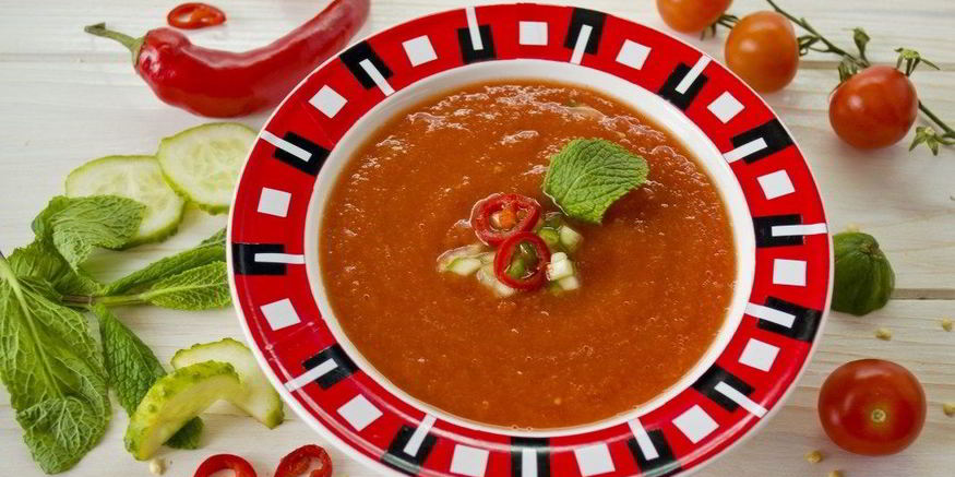 Рецепт супа гаспачо из помидоров