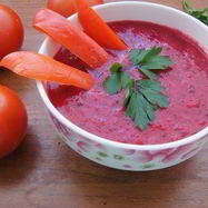 Рецепт Свекольного гаспачо с петрушкой