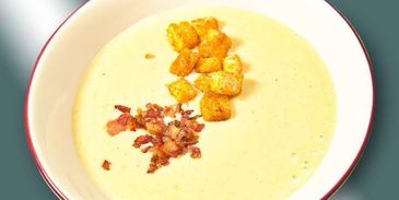 гороховый крем-суп со сливками