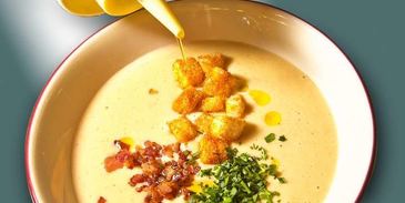 гороховый крем-суп со сливками