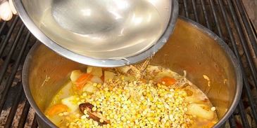 гороховый крем-суп со сливками