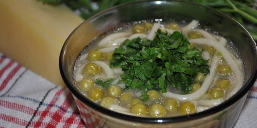 Рецепт горохового супа из алматуры