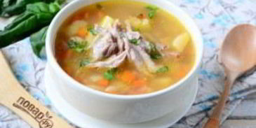 гороховый суп осенний