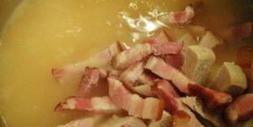 гороховый суп с беконом