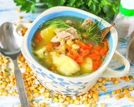 Гороховый суп с говядиной
