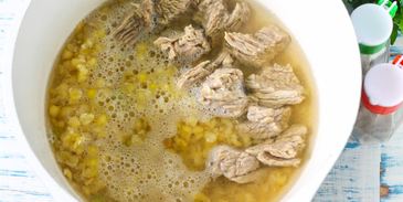 гороховый суп с говядиной